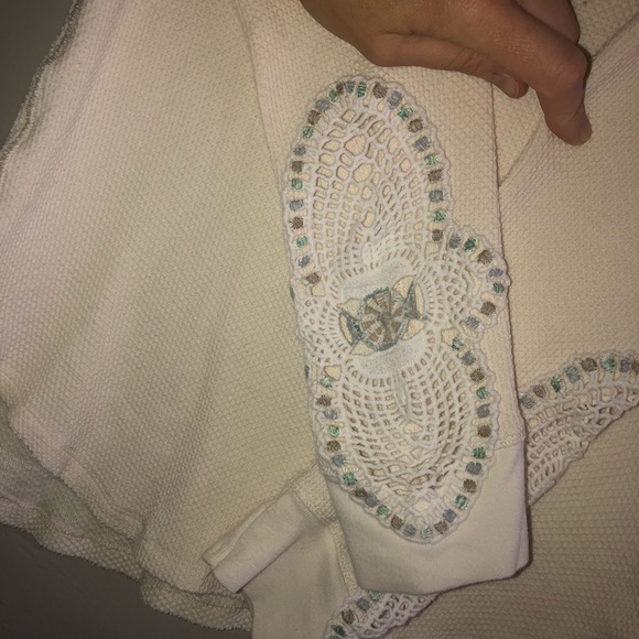 Free People Cuffed Thermal Lg Cream - Picture 4 of 5